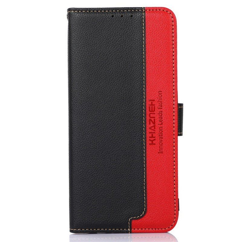 Etui Folio do Samsung Galaxy M53 5G Rfid Khazneh W Stylu Liczi