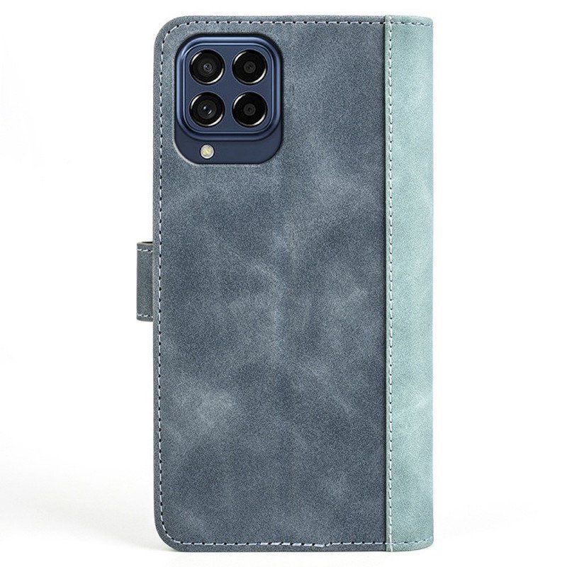 Etui Folio do Samsung Galaxy M53 5G Skórzany Styl Fali