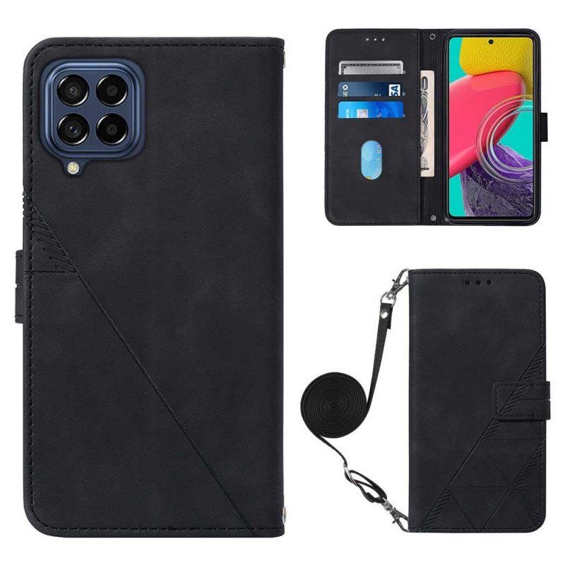 Etui Folio do Samsung Galaxy M53 5G Trójkąty Barkowe