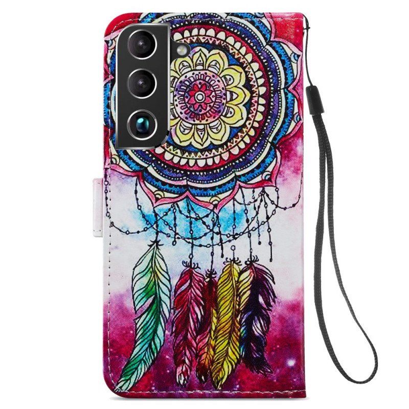 Etui Folio do Samsung Galaxy S22 5G Artystyczny Łapacz Snów