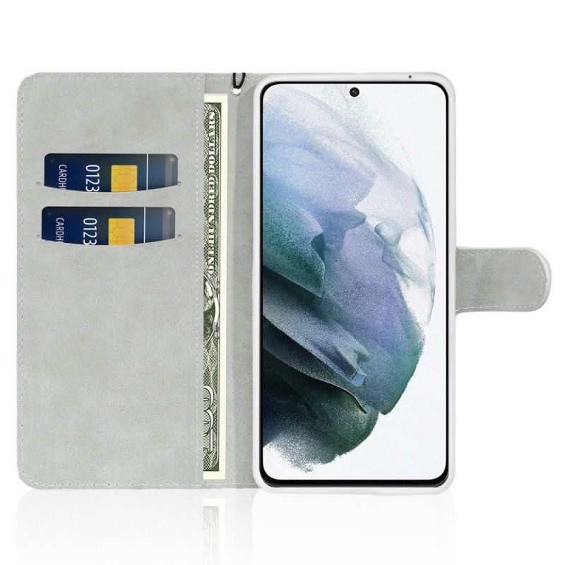 Etui Folio do Samsung Galaxy S22 5G Cekiny S Design