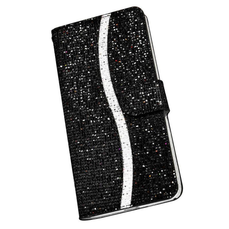 Etui Folio do Samsung Galaxy S22 5G Cekiny S Design