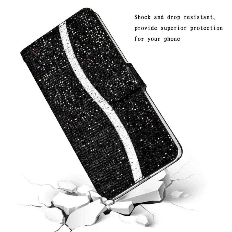 Etui Folio do Samsung Galaxy S22 5G Cekiny S Design