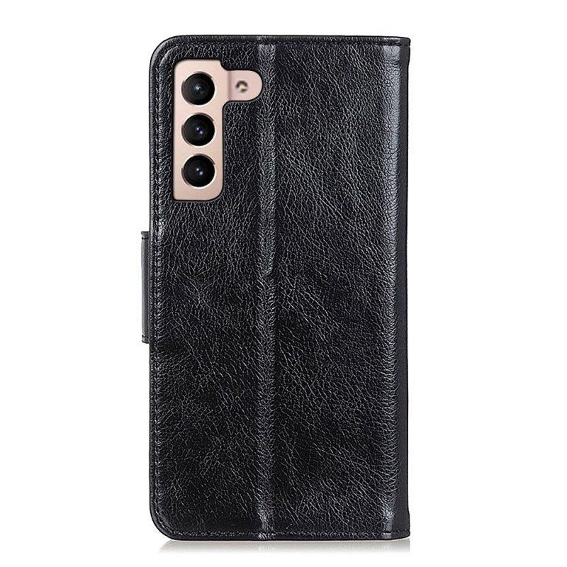 Etui Folio do Samsung Galaxy S22 5G Dwoina Skóry Nappa