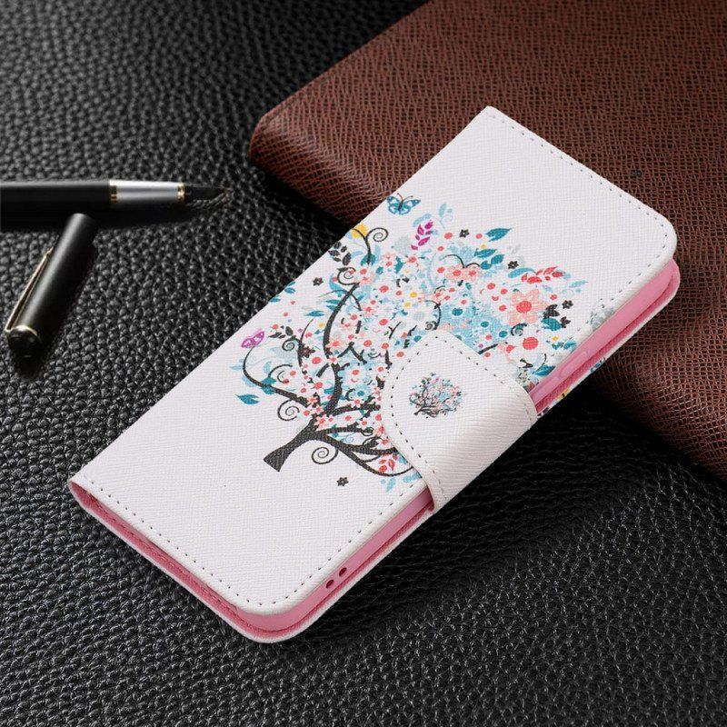 Etui Folio do Samsung Galaxy S22 5G Kwitnące Drzewo