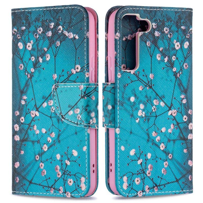 Etui Folio do Samsung Galaxy S22 5G Kwitnące Drzewo