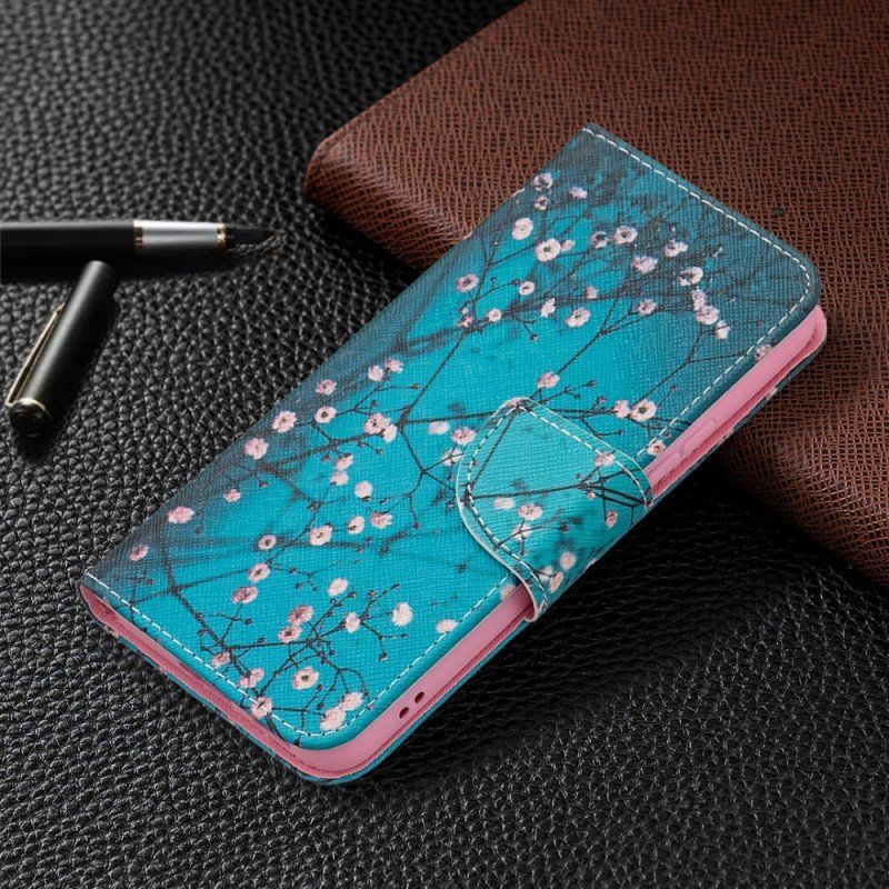 Etui Folio do Samsung Galaxy S22 5G Kwitnące Drzewo