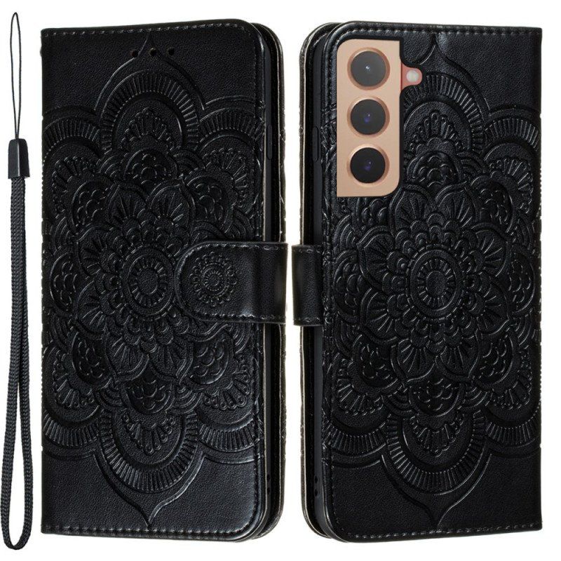 Etui Folio do Samsung Galaxy S22 5G Pełna Mandala