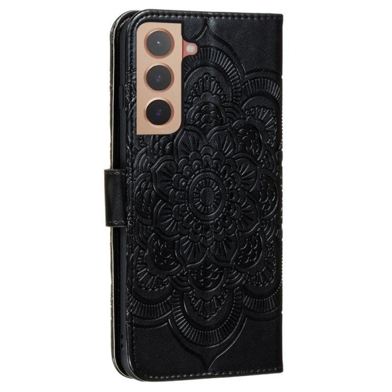 Etui Folio do Samsung Galaxy S22 5G Pełna Mandala