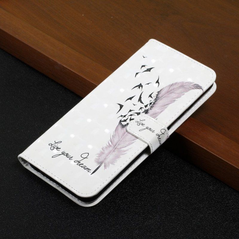 Etui Folio do Samsung Galaxy S22 5G Żyj Marzeniami