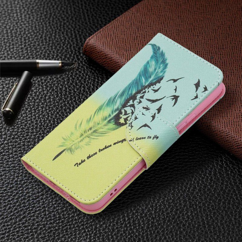 Etui Folio do Samsung Galaxy S22 5G Uczyć Się Latać