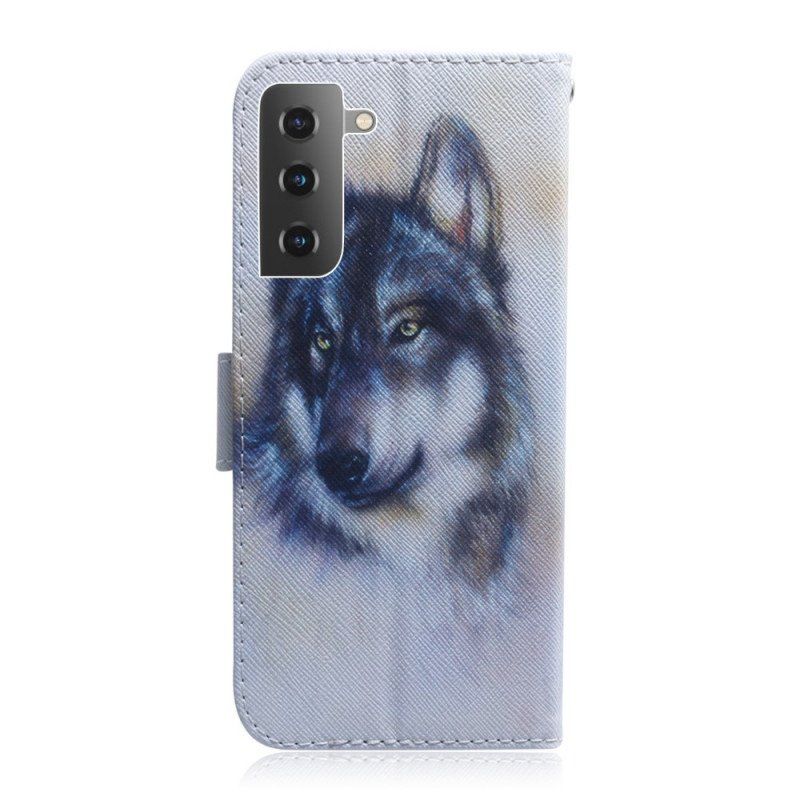 Etui Folio do Samsung Galaxy S22 5G Wygląd Psa