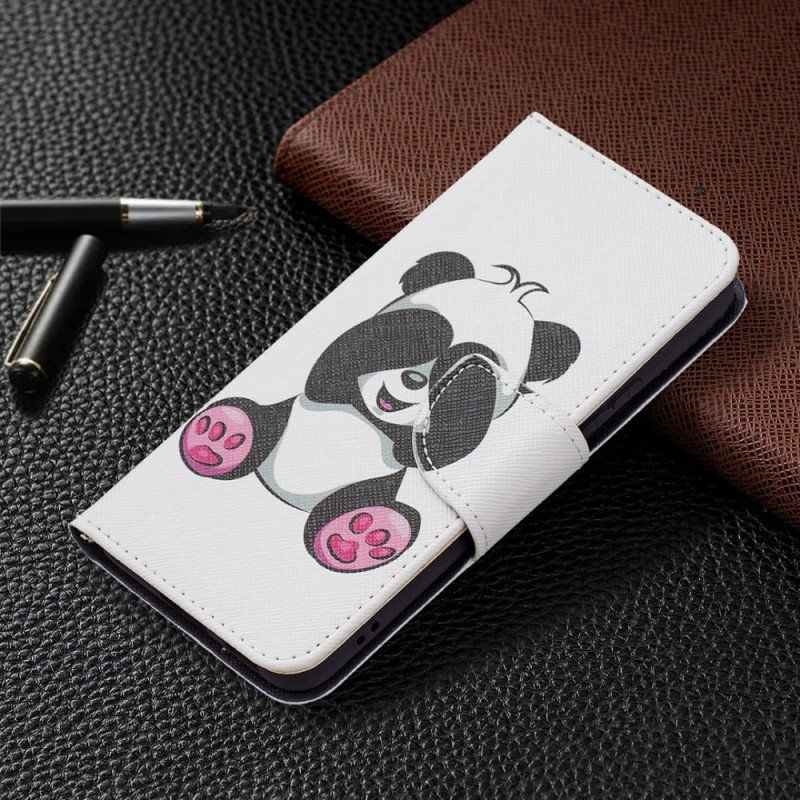 Etui Folio do Samsung Galaxy S22 5G Zabawa Pandami