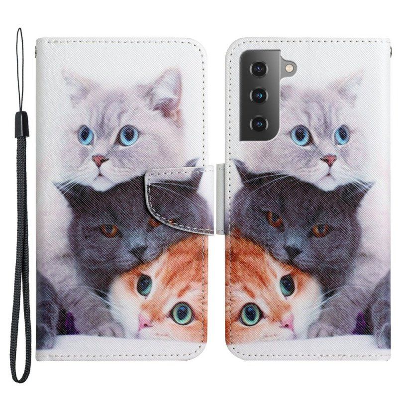 Etui Folio do Samsung Galaxy S22 Plus 5G Moje Kocięta