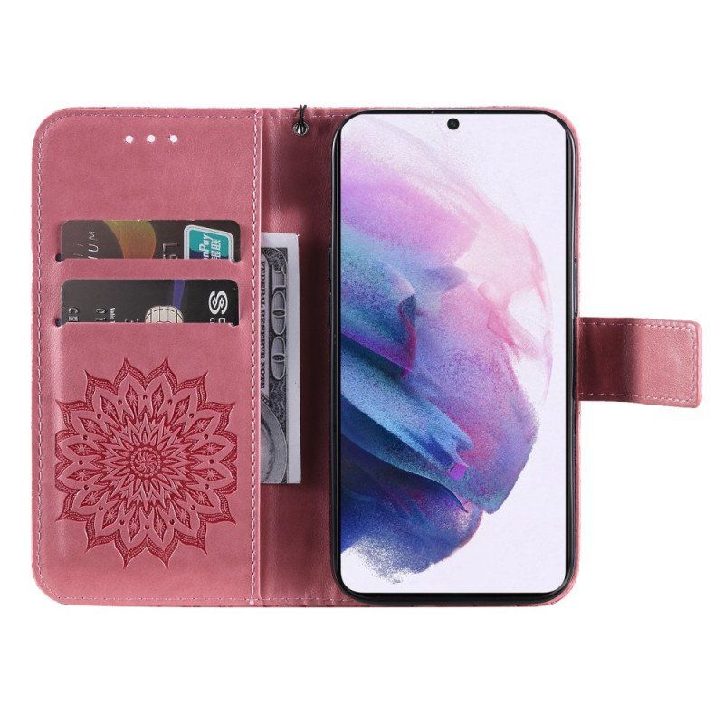 Etui Folio do Samsung Galaxy S22 Plus 5G Słonecznik