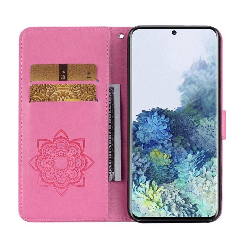 Etui Folio do Samsung Galaxy S22 Plus 5G Sowa Mandala I Urok