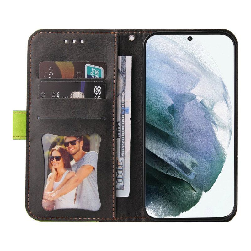 Etui Folio do Samsung Galaxy S22 Ultra 5G Dwutonowy