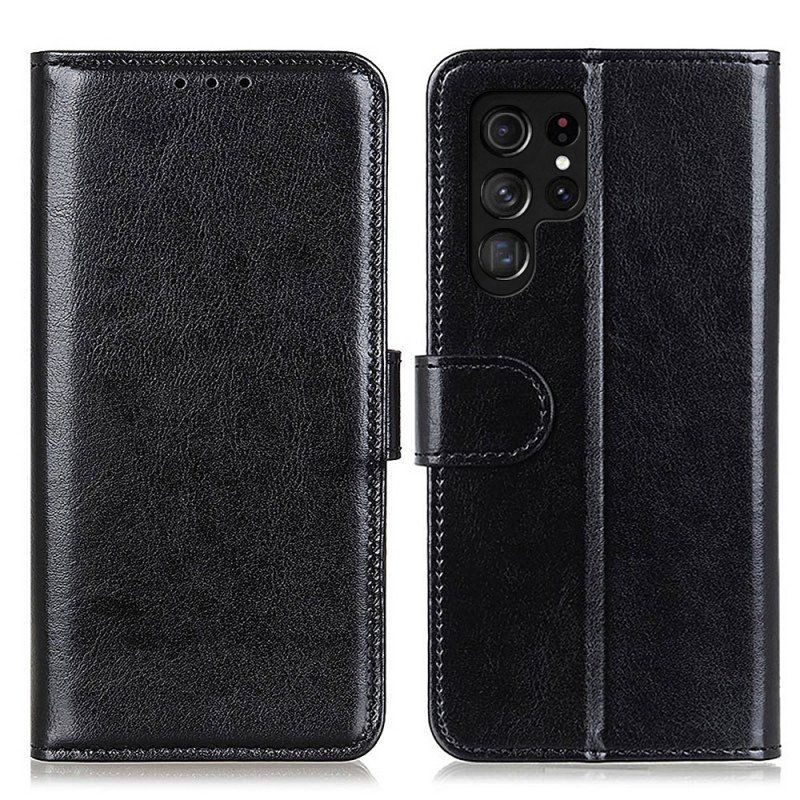 Etui Folio do Samsung Galaxy S22 Ultra 5G Mrożona Finezja