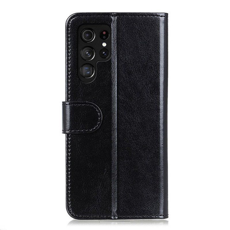 Etui Folio do Samsung Galaxy S22 Ultra 5G Mrożona Finezja