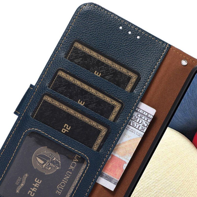 Etui Folio do Samsung Galaxy S22 Ultra 5G Rfid Khazneh W Stylu Liczi