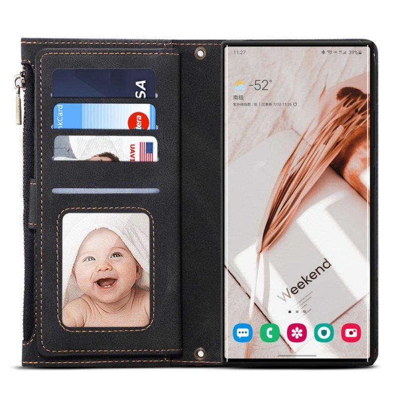 Etui Folio do Samsung Galaxy S22 Ultra 5G Wielofunkcyjne