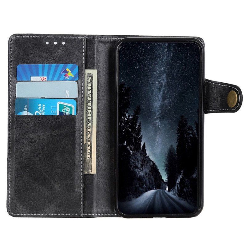 Etui Folio do Samsung Galaxy S23 5G Artystyczny Guzik