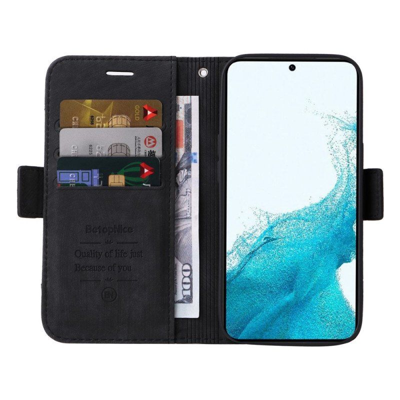 Etui Folio do Samsung Galaxy S23 5G Betopnice Przednie Etui Na Karty