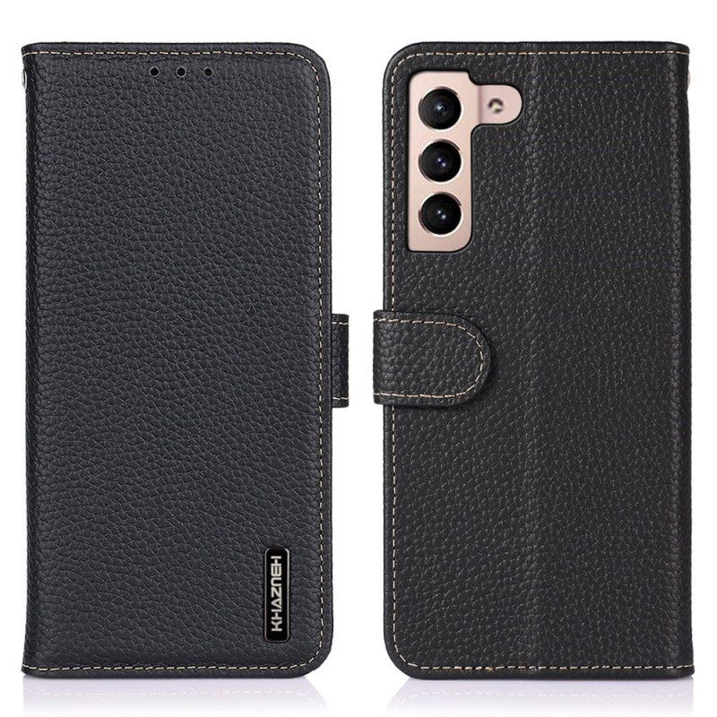 Etui Folio do Samsung Galaxy S23 5G Khazneh Skóra Liczi