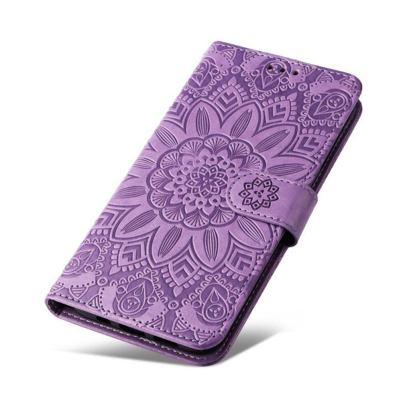 Etui Folio do Samsung Galaxy S23 5G Mandala Sun Ze Smyczą