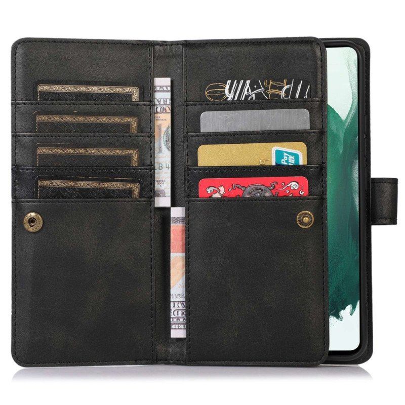 Etui Folio do Samsung Galaxy S23 5G Multi-cards I Przednia Kieszeń