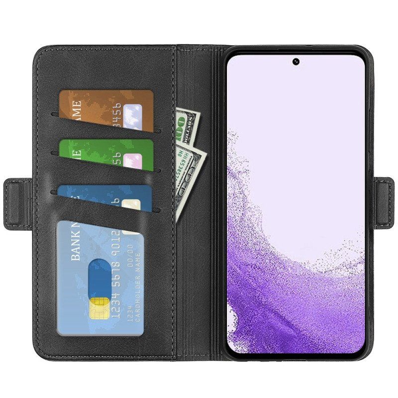 Etui Folio do Samsung Galaxy S23 5G Podwójne Zapięcie