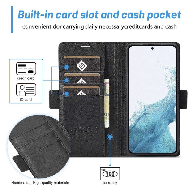 Etui Folio do Samsung Galaxy S23 5G Podwójne Zapięcie Lc.imeeke