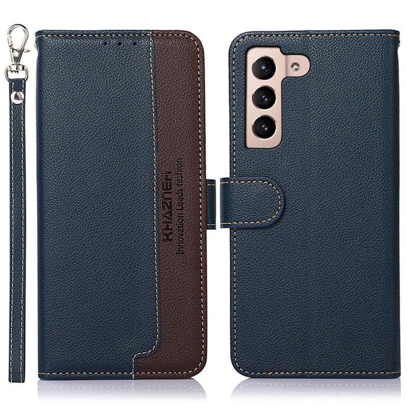 Etui Folio do Samsung Galaxy S23 5G Rfid Khazneh W Stylu Liczi