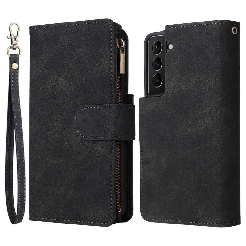 Etui Folio do Samsung Galaxy S23 5G Z Etui Na Zamek Błyskawiczny