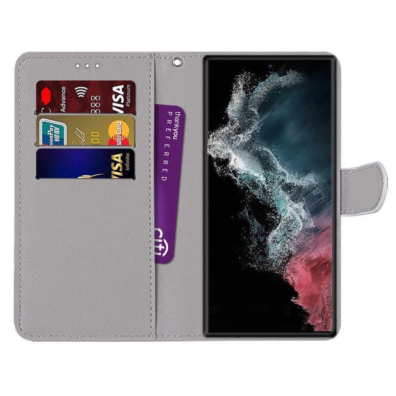 Etui Folio do Samsung Galaxy S23 Ultra 5G Kosmiczne Niebo