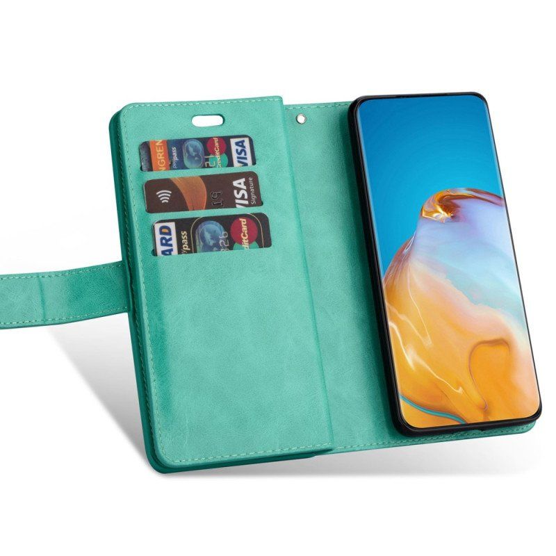 Etui Folio do Samsung Galaxy S23 Ultra 5G Torebka Ze Smyczą