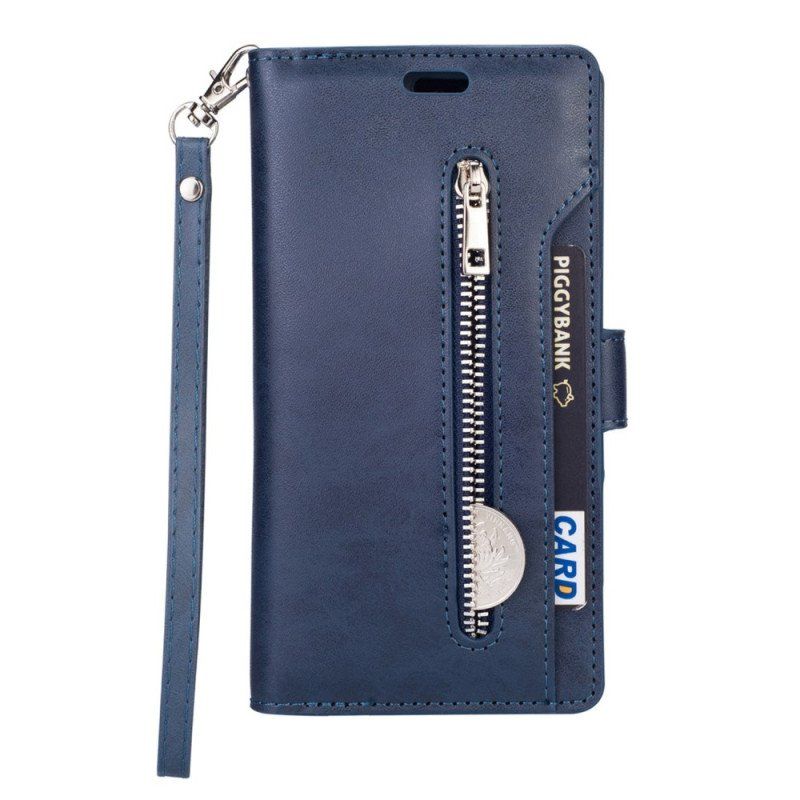 Etui Folio do Samsung Galaxy S23 Ultra 5G Torebka Ze Smyczą