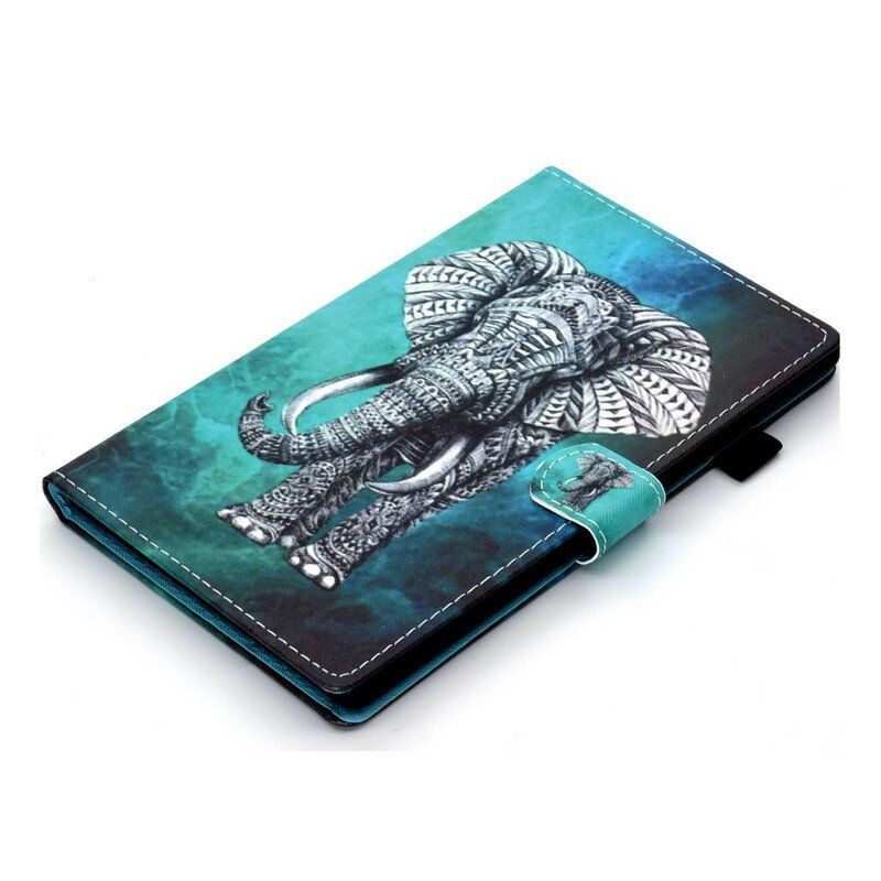 Etui Folio do Samsung Galaxy Tab S8 / Tab S7 Plemienny Słoń