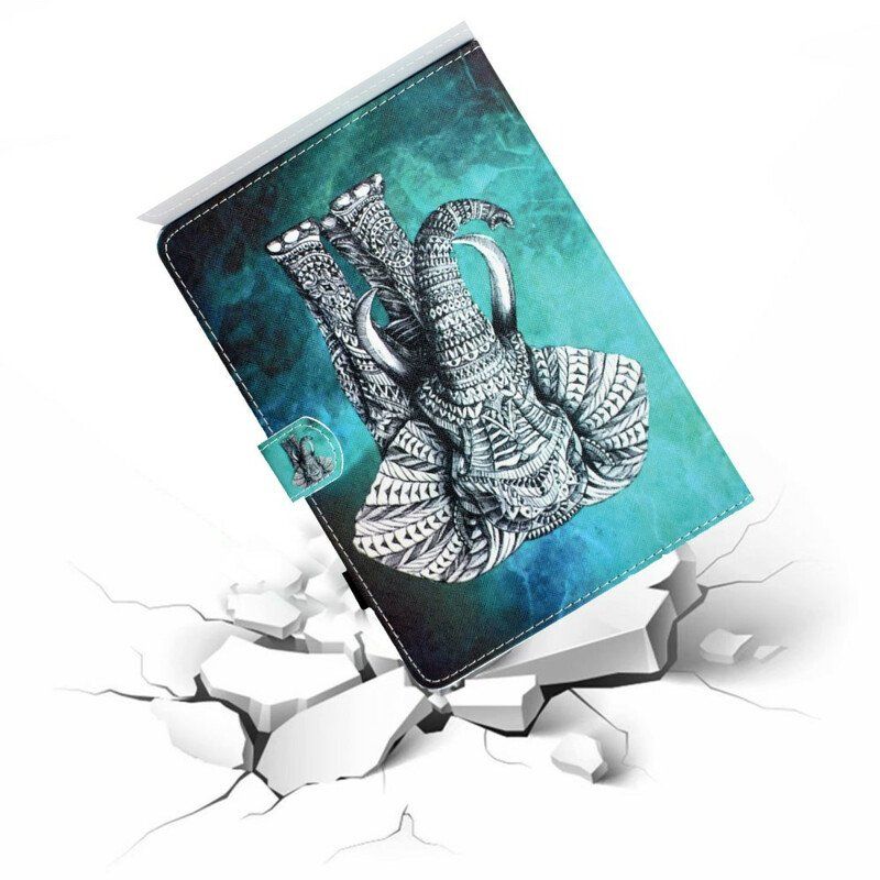 Etui Folio do Samsung Galaxy Tab S8 / Tab S7 Plemienny Słoń