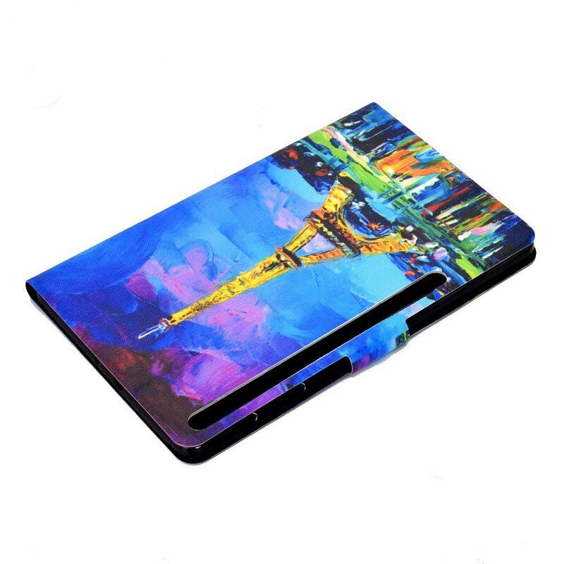 Etui Folio do Samsung Galaxy Tab S8 / Tab S7 Wieża Eiffla