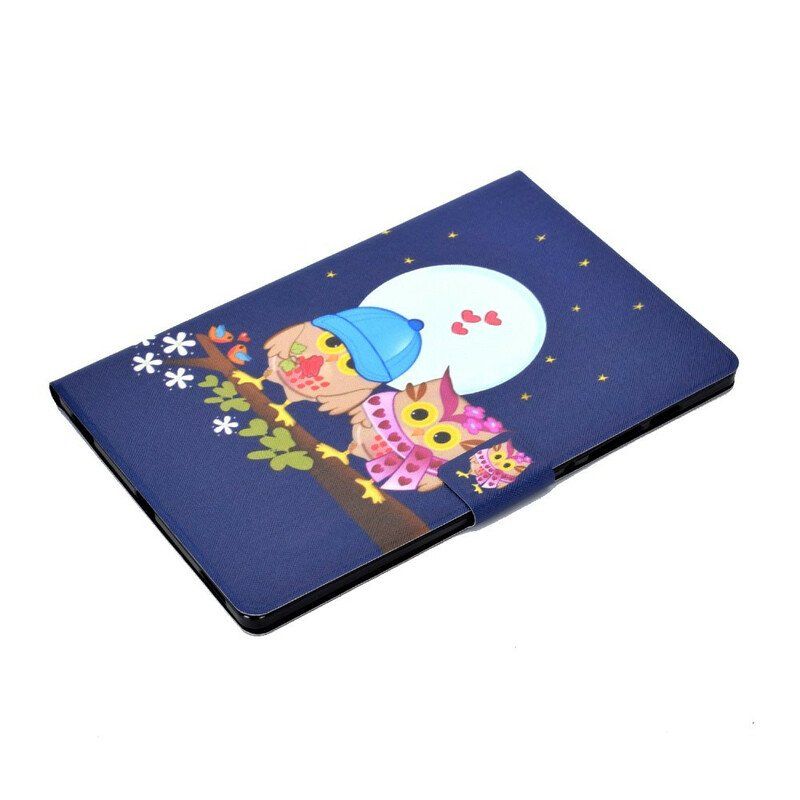 Etui Folio do Samsung Galaxy Tab S8 / Tab S7 Zabawne Sowy