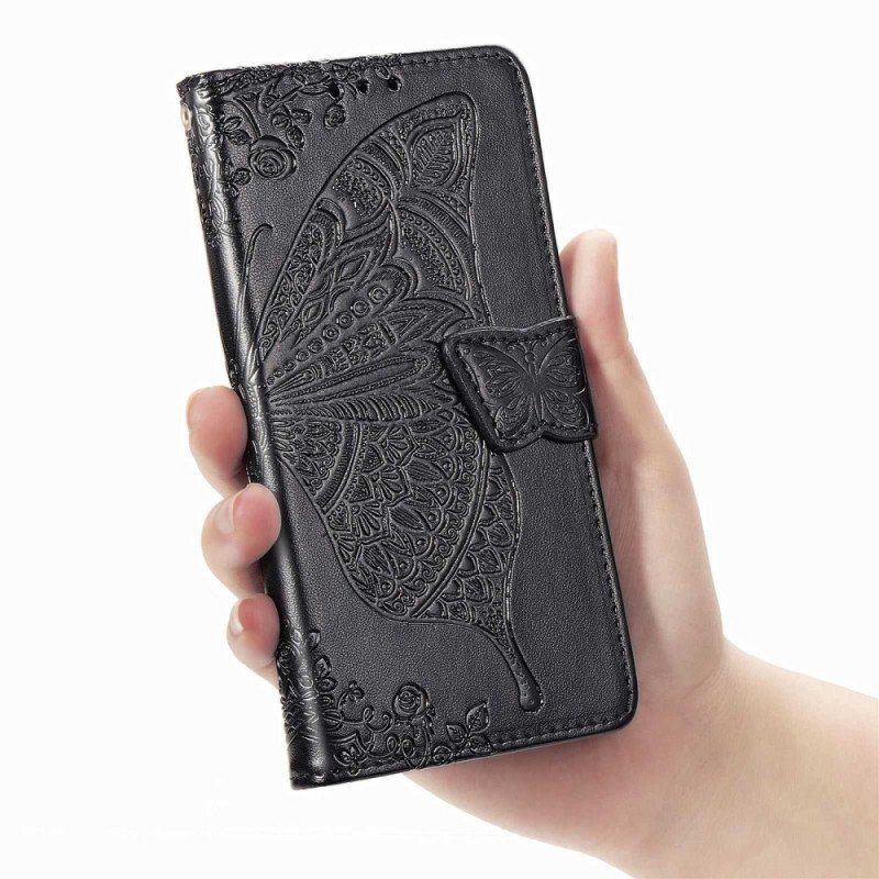 Etui Folio do Samsung Galaxy Z Fold 4 Gigantyczny Motyl