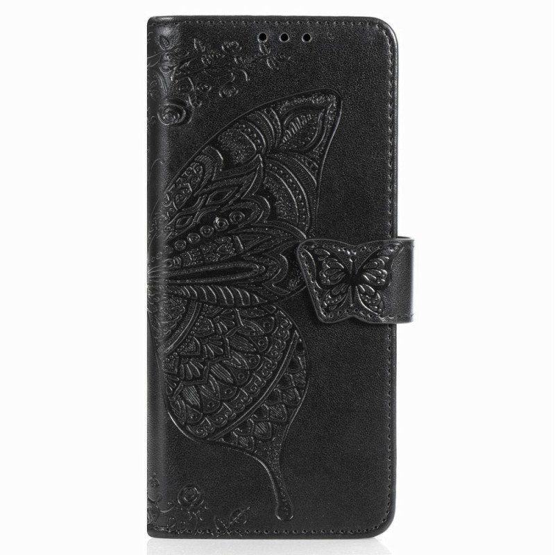 Etui Folio do Samsung Galaxy Z Fold 4 Gigantyczny Motyl