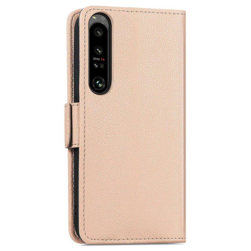 Etui Folio do Sony Xperia 1 IV Dekoracyjne Kwiaty