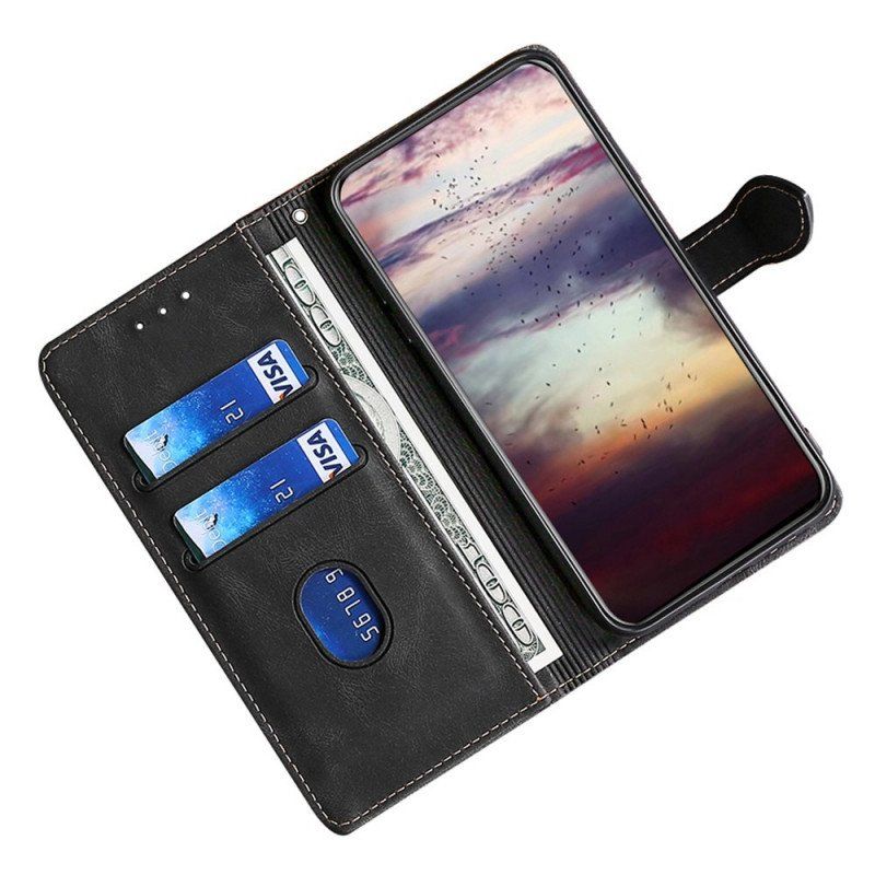 Etui Folio do Sony Xperia 1 IV Dwukolorowy Kwiatowy