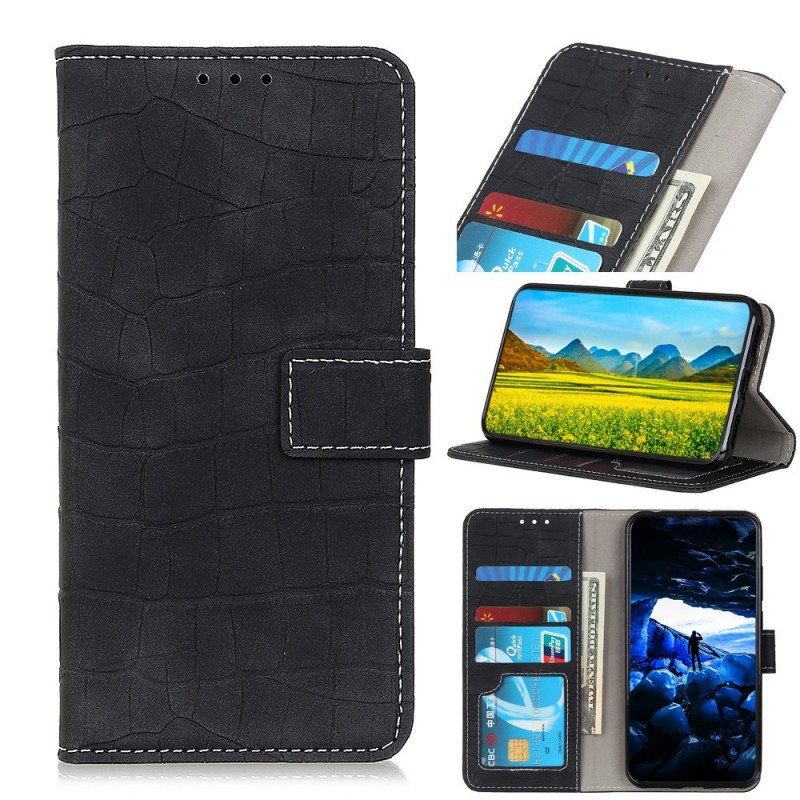 Etui Folio do Sony Xperia 1 IV Krokodyl