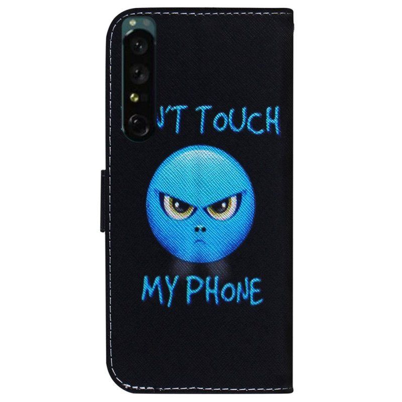 Etui Folio do Sony Xperia 1 IV Telefon Z Emotikonami