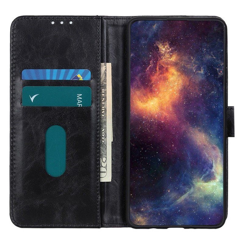 Etui Folio do Sony Xperia 1 IV Trójkolorowe Srebrne Zapięcie