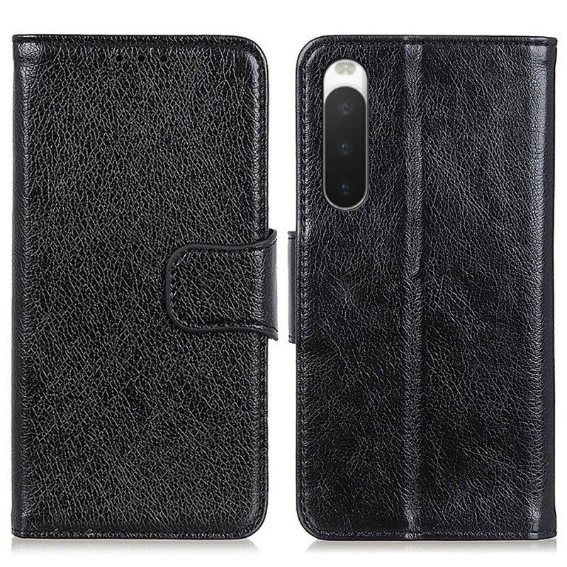 Etui Folio do Sony Xperia 10 IV Dwoina Skóry Nappa