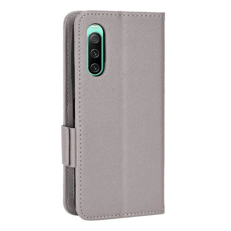 Etui Folio do Sony Xperia 10 IV Podwójne Zapięcie Finezja